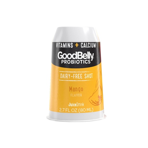 [208263-BB] Good Belly Probiotic Juice Drink Plus Shot With Vitamins And Calcium Mango 2.7oz
