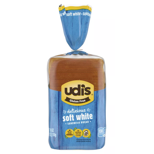 [208266-BB] Udi's Gluten Free Soft White Sandwich Bread 18oz