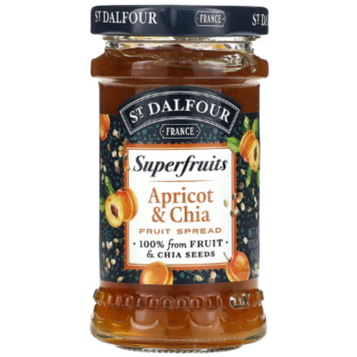 [208311-BB] St. Dalfour Apricot Chia Fruit Spread 6oz.