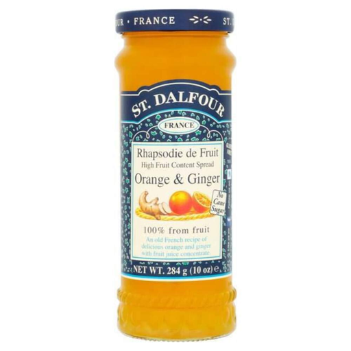 [208314-BB] St. Dalfour Ginger & Orange Marmalade Fruit Spread 10oz.