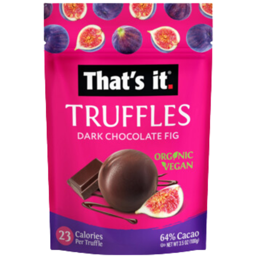 [208317-BB] That's It Dark Chocolate Fig Truffles 3.5oz