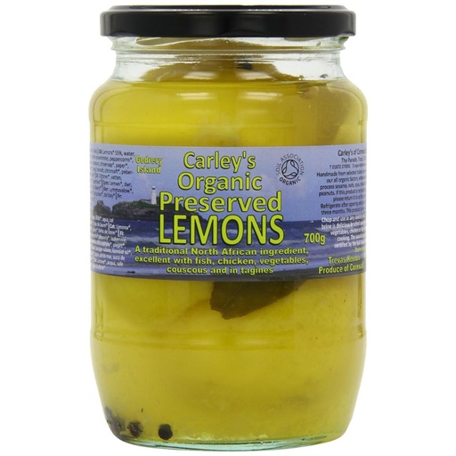 [208332-BB] Carley's Organic Preserved Lemon 700g