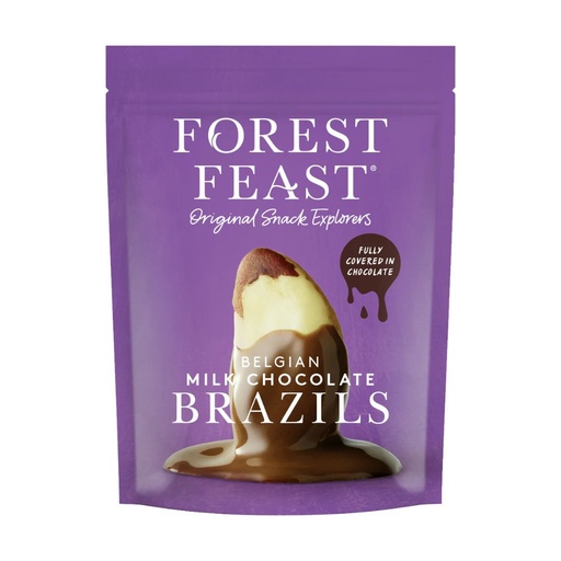 [208338-BB] Forest Feast Belgian Milk Chocolate Brazil Nuts 120g