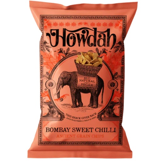 [208340-BB] Howdah Bombay Sweet Chilli Ancient Grain Chips