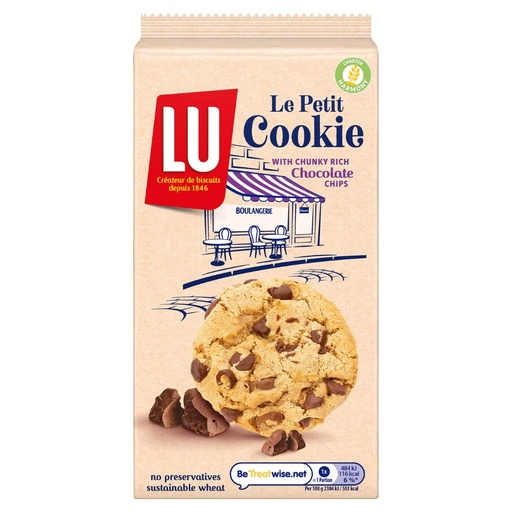 [208344-BB] LU Cookie With Chunky Rich Chocolate Chips 184g