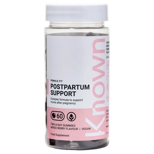 [208350-BB] Known Postpartum Support Vegan Gummies 60CT