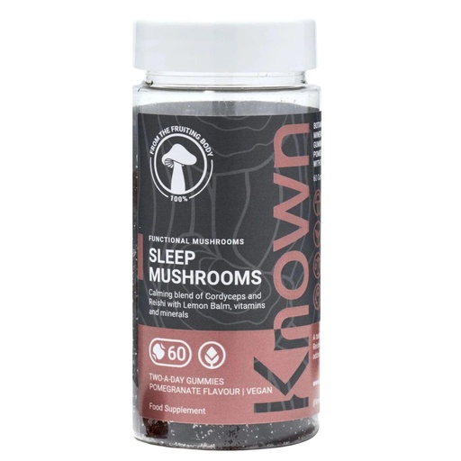 [208354-BB] Known Sleep Mushrooms Vegan Gummies 60CT