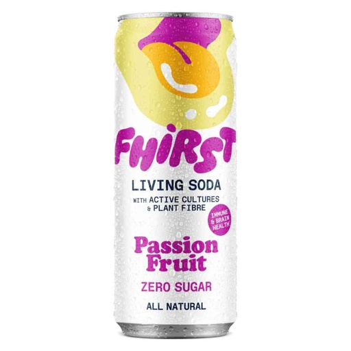 [208402-BB] Fhirst Living Soda Passion Fruit 330ml