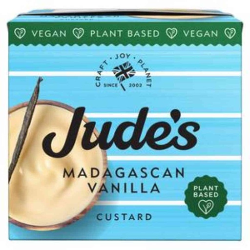 [208407-BB] Jude's Plant-Based Madagascan Vanilla Custard 500g