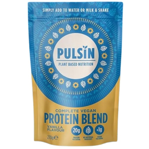 [208415-BB] Pulsin Complete Vegan Protein Blend Vanilla Flavour 270g