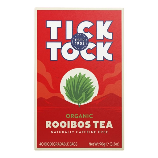 [208428-BB] Tick Tock Organic Rooibos Tea 40CT