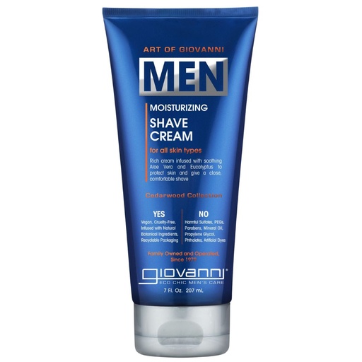 [208440-BB] Giovanni Men's Moisturizing Shave Cream 7oz