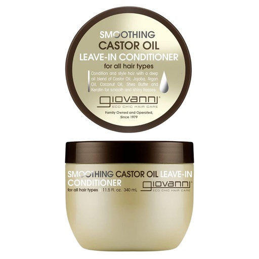 [208444-BB] Giovanni Smoothing Castor Oil Leave-In Conditioner 11.5oz