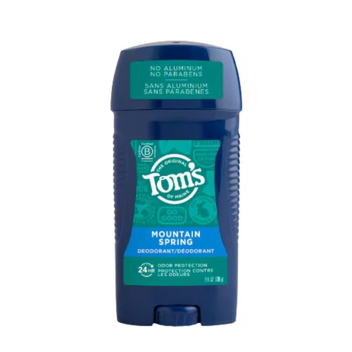 [208455-BB] Tom's Of Maine Deodorant Stick Mountain Spring 3.25oz