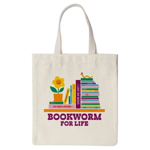 [208479-BB] Bookworm Tote Bag