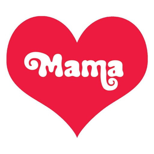 [208495-BB] Mama Heart Sticker
