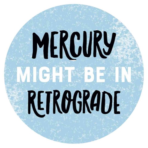 [208496-BB] Mercury Retrograde Sticker