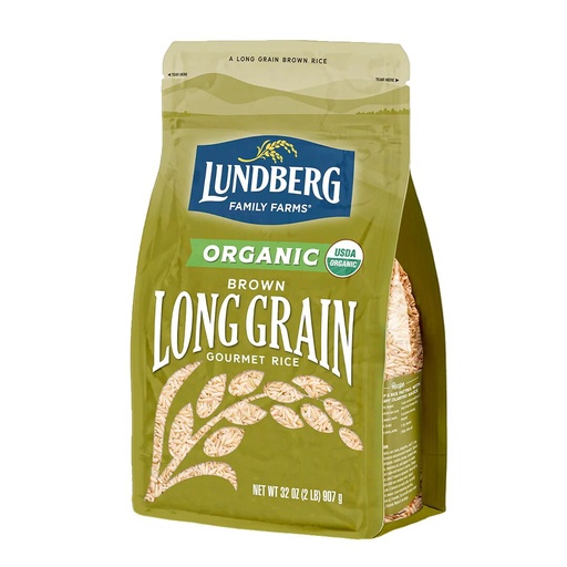 [208530-BB] Lundberg Family Farms Organic Long Grain Brown Rice 2lb