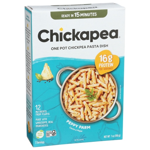 [208535-BB] Chickapea Pasta One Pot Pepy Parm Cacio e Pepe 7oz