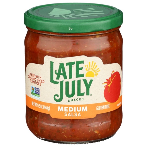 [208543-BB] Late July Snacks Medium Salsa 15.5oz