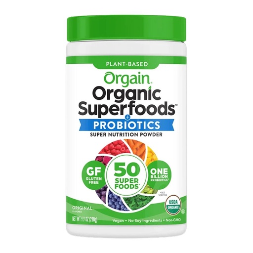 [208556-BB] Orgain Organic Superfoods Probiotics Nutritional Powder 9.9oz
