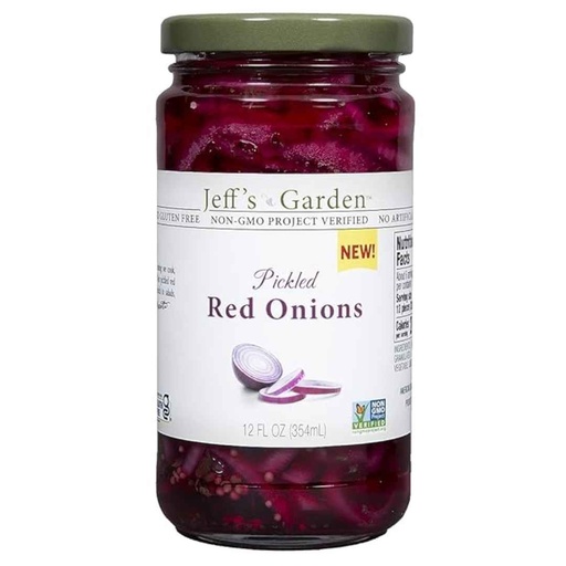 [208646-BB] Jeff's Garden Pickled Red Onions 12oz