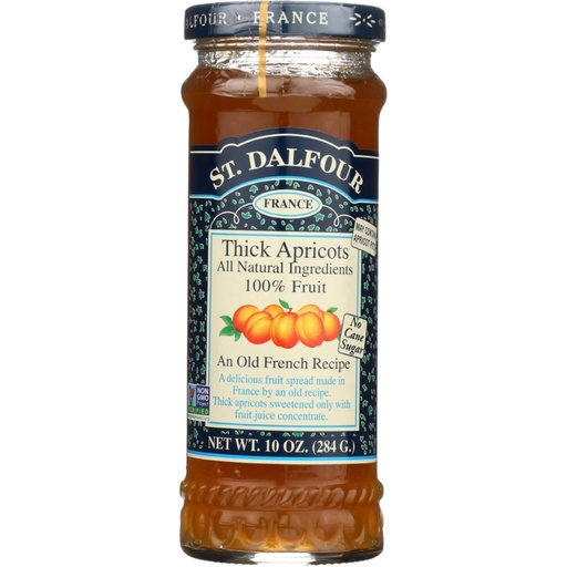 [208648-BB] St. Dalfour Deluxe Thick Apricot Spread 10oz