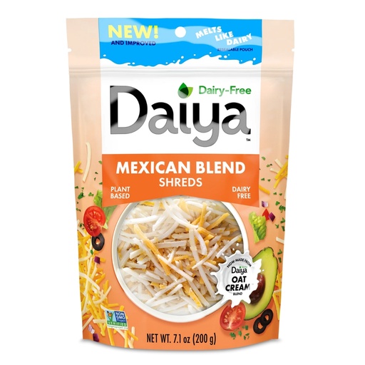 [208666-BB] Daiya Dairy-Free Mexican Four Cheeze Style Blend Shreds 7.1oz