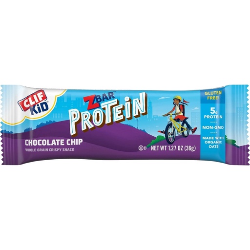 [208703-BB] Clif Kid Organic Protein Bar Chocolate Chip 1.27oz
