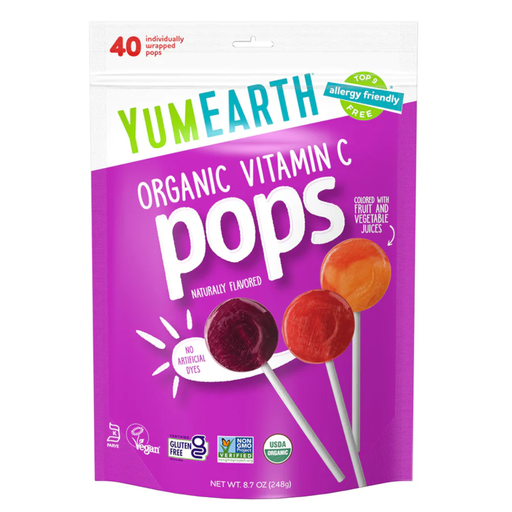 [208746-BB] Yumearth Organic Vitamin C Pops 40pk