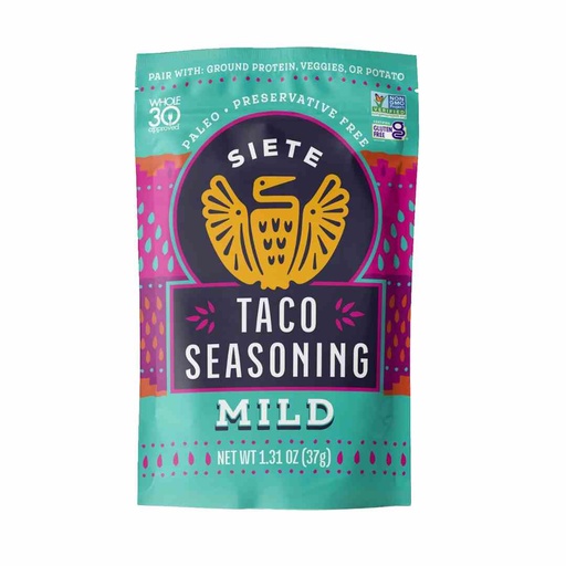 [208755-BB] Siete Mild Taco Seasoning 1.31oz