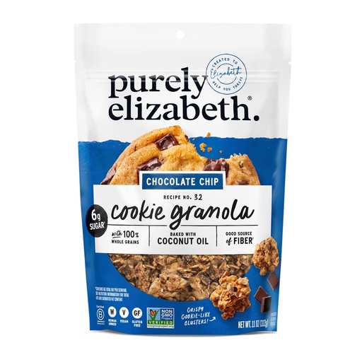 [208756-BB] Purely Elizabeth Granola Chocolate Chip Cookie 11oz