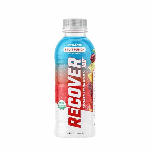 [208759-BB] Recover 180 Organic Hydration Drink Fruit Punch 16oz