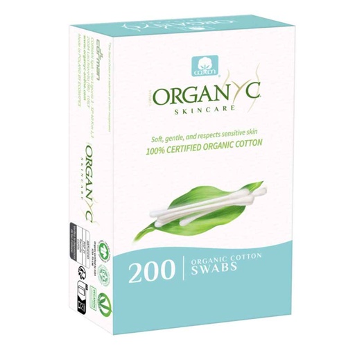 [208761-BB] Organyc Skincare Organic Cotton Swabs 200CT