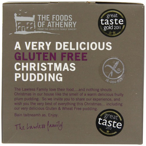 [208861-BB] Foods Of Athenry Gluten Free Christmas Pudding 400g