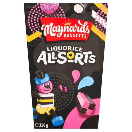 [208867-BB] Maynards Bassetts Liquorice Allsorts Carton 350g