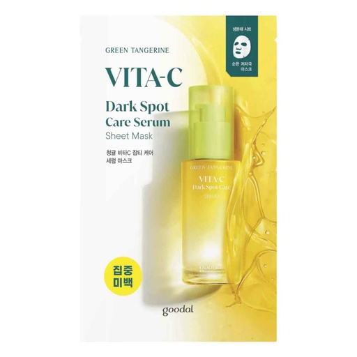 [208914-BB] Goodal Green Tangerine Vita C Dark Spot Care Serum Sheet Mask