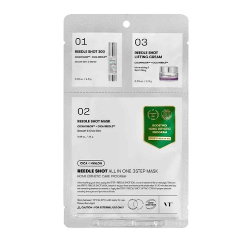 [208931-BB] VT Cosmetics Reedle Shot All In One 3-Step Mask