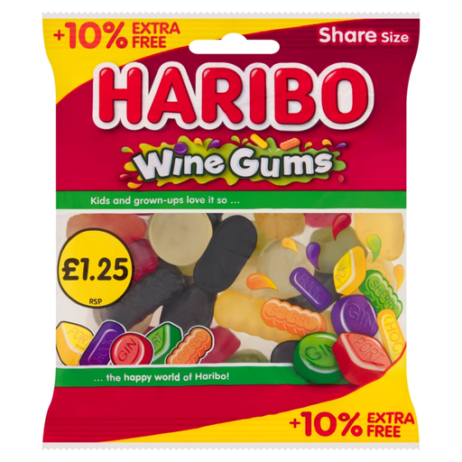 [208953-BB] Haribo Wine Gums 154g