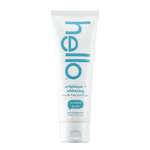 [209023-BB] Hello Antiplaque + Whitening Fluoride Free Toothpaste 4.7oz