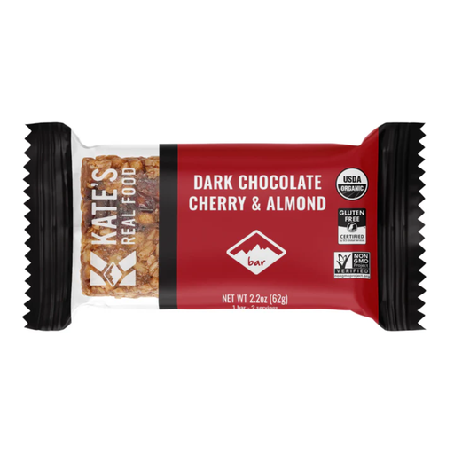 [209028-BB] Kate's Organic Dark Chocolate Cherry Almond Bar 2.2oz