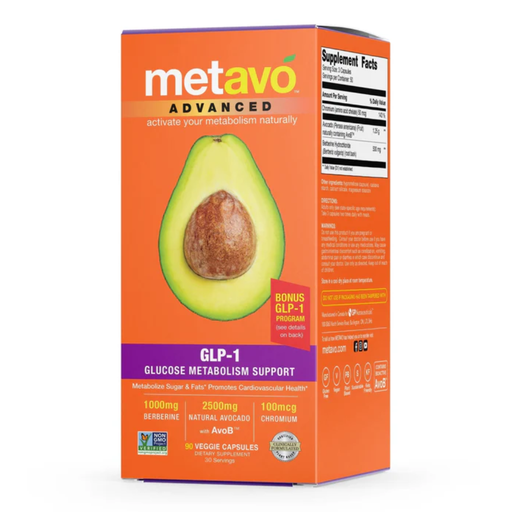 [209038-BB] Metavo Glucose Metabolism Support With Berberine Veggie Capsules 90CT