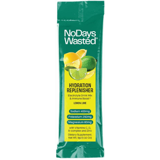 [209046-BB] No Days Wasted Hydration Replenisher Lemon Lime 0.32oz