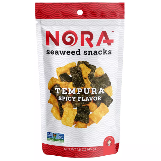 [209048-BB] Nora Snacks Seaweed Snacks Tempura Spicy 1.6oz