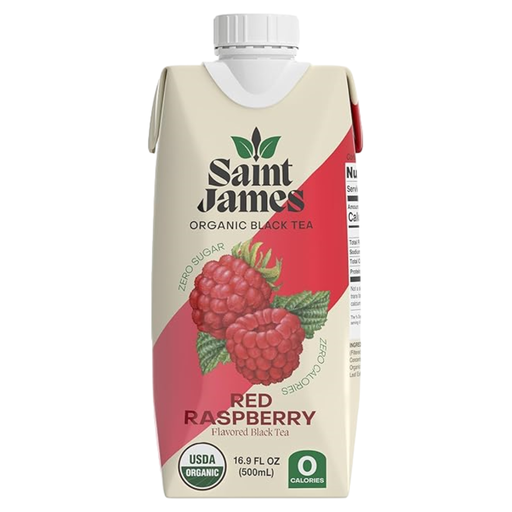 [209051-BB] Saint James Organic Black Tea Red Raspberry 16.9oz