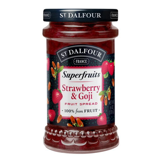[209054-BB] St. Dalfour Strawberry & Goji Fruit Spread 6oz