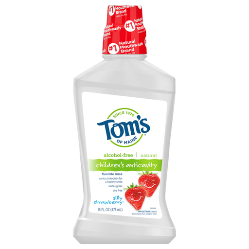 [209063-BB] Tom's Of Maine Fluoride Rinse Kids Strawberry 16oz