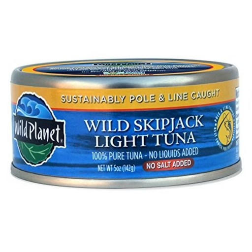 [209128-BB] Wild Planet Skip Jack Light Tuna No Added Salt 5oz