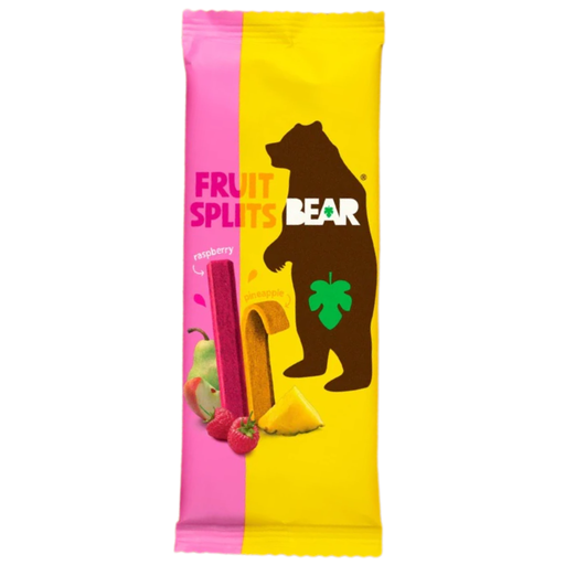 [209149-BB] BEAR Fruit Splits Raspberry Pineapple 100g