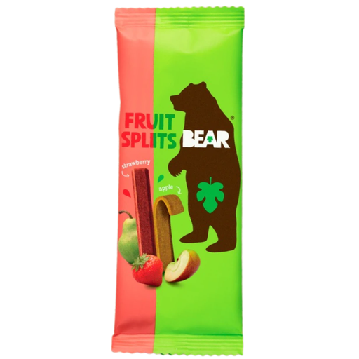 [209150-BB] BEAR Fruit Splits Strawberry Apple 100g